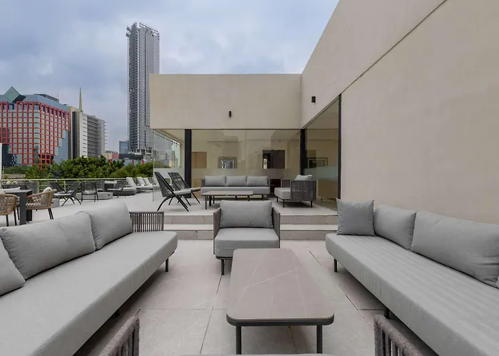 307 1br Capitalia Modern With Rooftop Jacuzzi Gym Apartamento