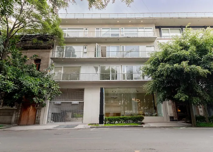 307 1br Capitalia Modern With Rooftop Jacuzzi Gym Apartamento México DF